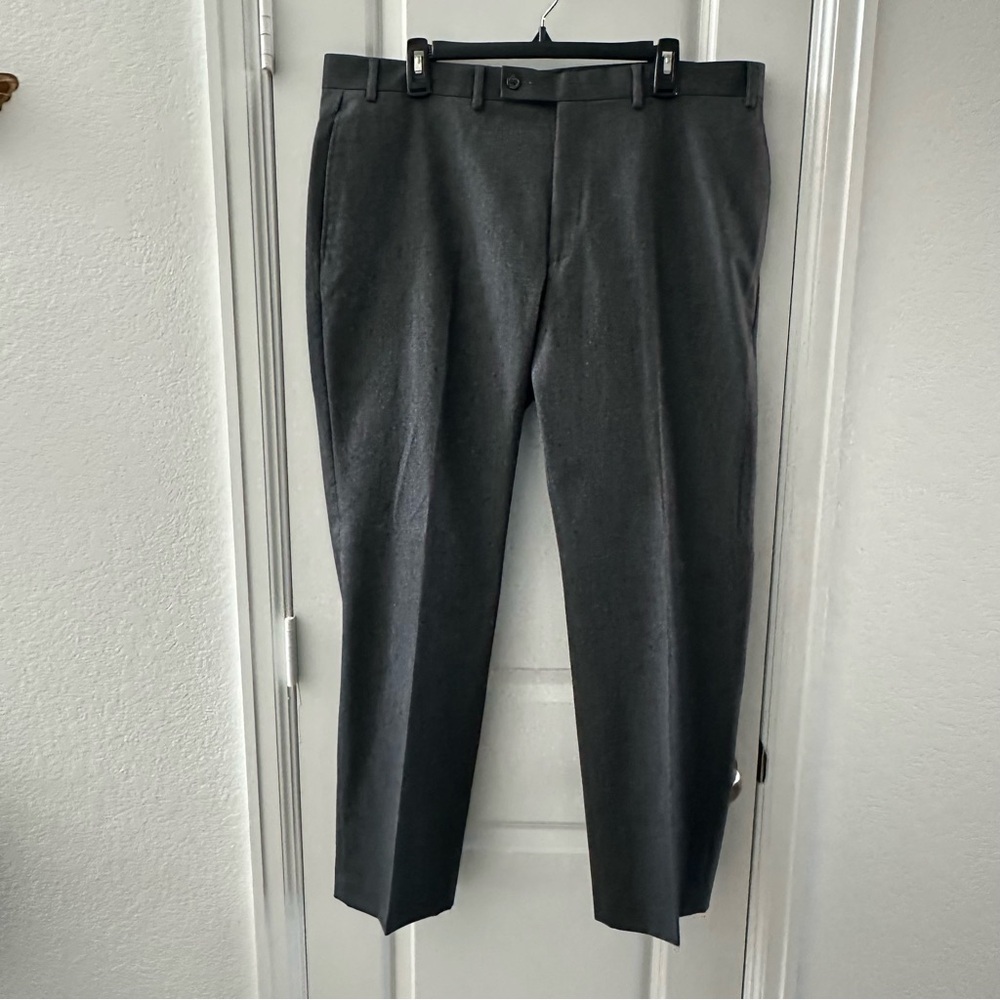 Lauren Ralph Lauren Mens Gray Dress Pants 38X30 Polyester/Rayon - Picture 3 of 14